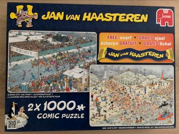 2 Jan van Haasteren puzzels Comic 1000 stukjes beschikbaar voor biedingen