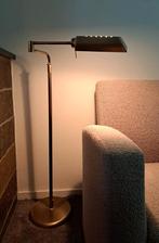 Elegante koperkleurige vloerlamp/ leeslamp, verstelbaar, Ophalen, Zo goed als nieuw, Metaal, 100 tot 150 cm