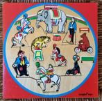 Simplex houten knopjespuzzel circus - jaren 50/60 - IZGST, Antiek en Kunst, Ophalen of Verzenden