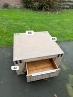 Salon tafel, Huis en Inrichting, Ophalen, 100 tot 150 cm, Vierkant, 50 tot 100 cm