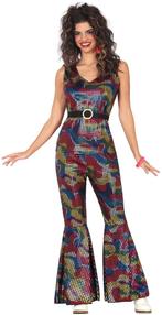 Disco shiny carnaval themafeest Nieuw dames, Maat 38/40 (M), Carnaval, Nieuw, Ophalen of Verzenden