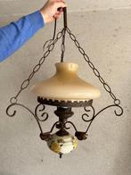 Vintage hanglamp olielamp, Antiek en Kunst, Antiek | Lampen, Ophalen of Verzenden