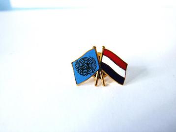 Embleem,Pin,Verenigde,Naties,UN,Nederland beschikbaar voor biedingen