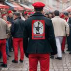 Rugembleem Tullepetaonestad. Embleem Tullepetaon carnaval, Hobby en Vrije tijd, Kledingapplicaties en Hotfix, Ophalen, Nieuw