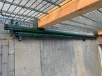Metalen paal groen280 cm, Tuin en Terras, Tuinhekken en Hekwerk, Ophalen, Gebruikt, IJzer, Dubbelstaafmat hekwerk