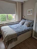 Tweepersoonsbed 140x200 met matras en lades, Ophalen, Gebruikt, Wit, Tweepersoons