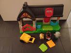Fisher price little People vriendelijke paardenstal, Ophalen, Zo goed als nieuw, Speelset, Met geluid