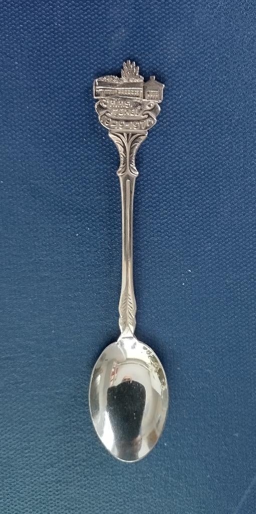 verzilverd lepeltje HHS 1949-1974, Texel (HH 90), Antiek en Kunst, Ophalen of Verzenden