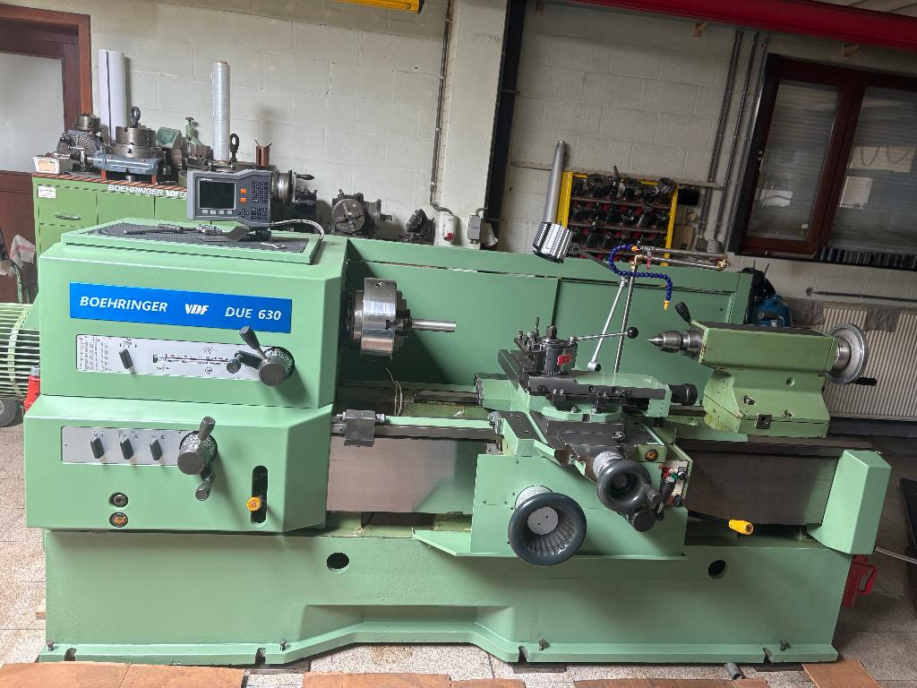 Draaibank VDF Boehringer DUE 630 TOPTOESTAND, Doe-het-zelf en Verbouw, Draaibanken, Ophalen of Verzenden, Zo goed als nieuw, Metaaldraaibank