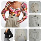 Kleding Pakket 6 Cropped Tops- NA-KD, Bik Bok, Gina Tricot M, Ophalen of Verzenden, Zo goed als nieuw, Maat 38/40 (M)
