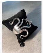 Mooie verzilverde armband, gemaakt van vork, verstelbaar, Sieraden, Tassen en Uiterlijk, Overige materialen, Ophalen of Verzenden