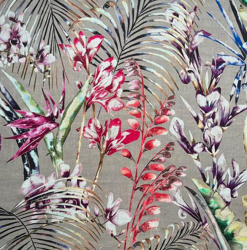 ‘PARADISE’ by ‘HARLEQUIN’, Hobby en Vrije tijd, Stoffen en Lappen, Gebruikt, Linnen, 120 cm of meer, 30 tot 200 cm, Overige kleuren