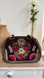 Oilily handtas, Sieraden, Tassen en Uiterlijk, Tassen | Schoudertassen, Ophalen of Verzenden, Gebruikt, Bruin, Oilily