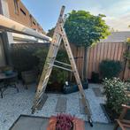 Hymer ladder max 5,1 meter, Doe-het-zelf en Verbouw, Ladders en Trappen, Ophalen, Zo goed als nieuw, 4 meter of meer