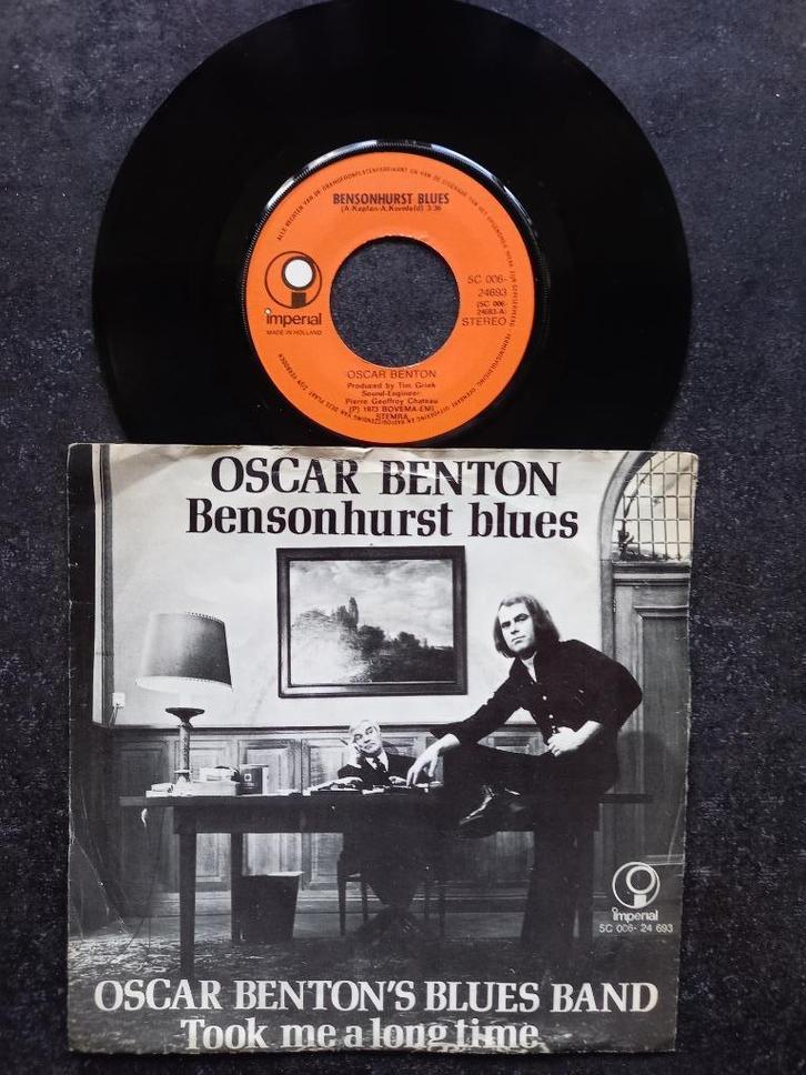 Oscar Benton - Bensonhurst Blues 1973, Cd's en Dvd's, Vinyl Singles, Gebruikt, Single, Jazz en Blues, 7 inch, Ophalen of Verzenden