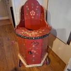 Rode Hindeloper Kinderstoel, Antiek en Kunst, Ophalen