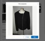 Stijlvolle Madeleine zwarte blazer jasje colbert maat 38, Maat 38/40 (M), Zwart, Ophalen of Verzenden, Zo goed als nieuw