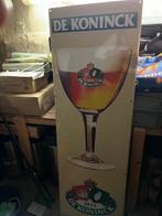 Emaille De Koninck bier reclame bord, Ophalen of Verzenden, Gebruikt, Reclamebord