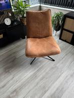 Te koop 3 mnd oude draai fauteuil cognac kleur, Huis en Inrichting, Fauteuils, Ophalen, Minder dan 75 cm, Leer, Zo goed als nieuw