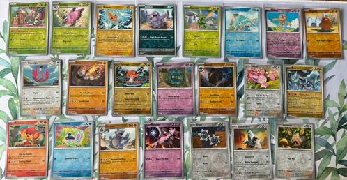 Scarlet & violet (SVI,OBF,PAR,TEF,SFA,SCR) Reverse Holos, Hobby en Vrije tijd, Verzamelkaartspellen | Pokémon, Zo goed als nieuw