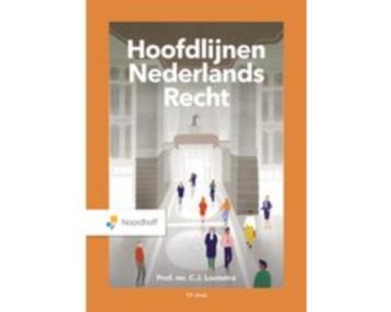 Hoofdlijnen Nederlands recht 9789001299057 beschikbaar voor biedingen
