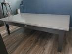 Mooie grijze salontafel met lade, Ophalen, Gebruikt, 100 tot 150 cm, 50 tot 100 cm