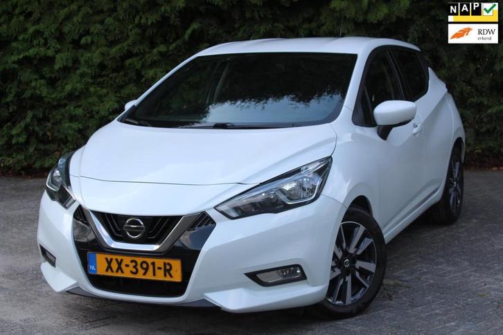 Nissan Micra 1.0 IG-T N-Connecta 101PK | Navi | Parkeercamer, Auto's, Nissan, Bedrijf, Te koop, Micra, ABS, Achteruitrijcamera