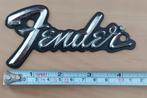 Fender Amplifier Logo Badge 70's Vintage, Ophalen of Verzenden, Zo goed als nieuw