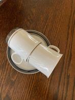 4 Royal Mosa kop en schotels, Gebruikt, Ophalen of Verzenden, Overige stijlen, Kop(pen) en/of Schotel(s)