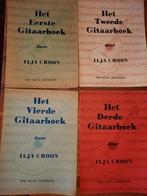 lesboeken gitaar-Gitaarboek Ilja Croon delen 1, 2, 3 ,4, Gebruikt, Piano, Les of Cursus, Ophalen of Verzenden