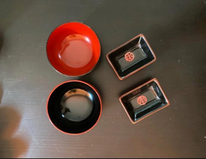 Set van Japanse Kommen en Schalen, Huis en Inrichting, Keuken | Servies, Zo goed als nieuw, Kom(men), Overige stijlen, Keramiek