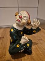 Vintage Clown Beeldje, Ophalen of Verzenden, Gebruikt, Mens