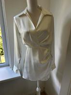 Satijn look wit jurkje Zara nieuw M, Maat 38/40 (M), Verzenden, Nieuw, Wit