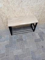Schoenenrek nieuw | industrieel | eiken boomstamblad, Ophalen, Tafel en meer, Info@tafelenmeer.nl, Nieuw