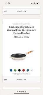 Le Creuset Signature Koekenpan 28cm, Koekenpan of Braadpan, Inductieplaat, Zo goed als nieuw, Ophalen