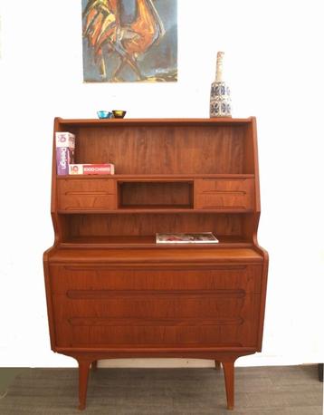 Deens jaren 50 60 wandmeubel - vintage mid century design beschikbaar voor biedingen