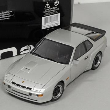 1:18 Porsche 924 Carrera GT - 1980 - Diamond silver -AUTOART beschikbaar voor biedingen