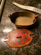 Antiek Hindeloopen Beschilderde Butte volkskunst miniatuur, Antiek en Kunst, Ophalen of Verzenden