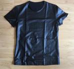 Zwart, lederlook T shirt, maat M, nieuw gay / hetero, Ophalen of Verzenden, Nieuw, Maat 48/50 (M), Zwart