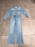 ZARA DENIM SPIJKERSTOF WIJD LEG JUMPSUIT MAAT L, Kleding | Dames, Jumpsuits, Zara, Ophalen of Verzenden, Zo goed als nieuw, Blauw
