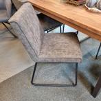 Eetkamerstoelen Santo Microleder, Ophalen, Nieuw, Vier, Stof