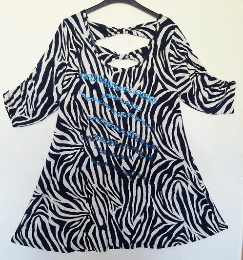 Prachtige Uitlopende Yoek Doce Tuniek Mt M- 44/46/48, Kleding | Dames, Grote Maten, Zo goed als nieuw, Blouse of Tuniek, Overige kleuren