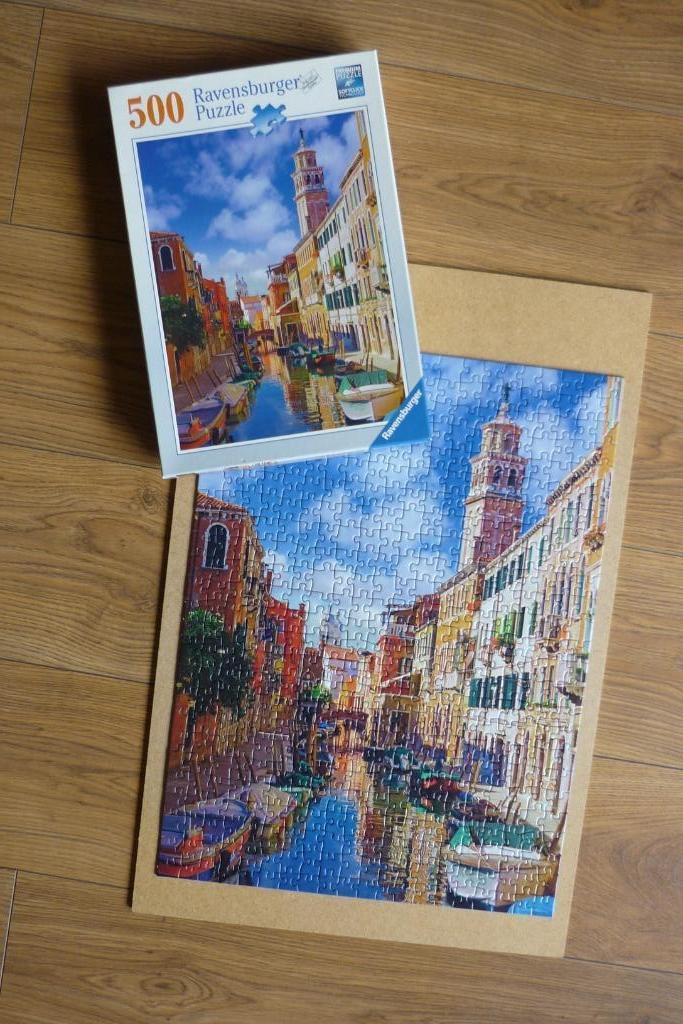 Ravensburger '' IN VENETIË '' 500 st., Hobby en Vrije tijd, Denksport en Puzzels, Gebruikt, Legpuzzel, 500 t/m 1500 stukjes, Ophalen of Verzenden