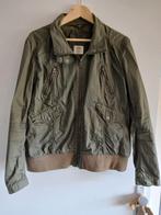 Zomerjas legergroen kort jasje maat 46 xl h en m, Kleding | Dames, Jassen | Zomer, H&M, Maat 46/48 (XL) of groter, Ophalen of Verzenden