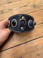 Whippet leren halsband zwart nieuw, Dieren en Toebehoren, Ophalen, Handgemaakt, Nieuw