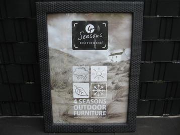 Seasons out door Pos Frame Furniture glas m grijs gevlochten beschikbaar voor biedingen