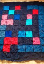 Woondeken sprei,oma,s vierkantjes, 150 x 140 cm, Ophalen, Nieuw