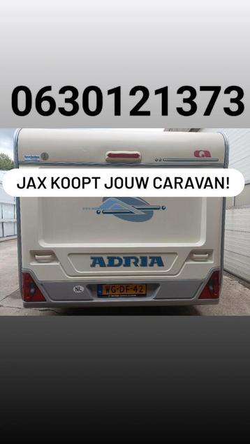 Jax koopt uw caravan/vouwwagen. Caravan inkoop! beschikbaar voor biedingen