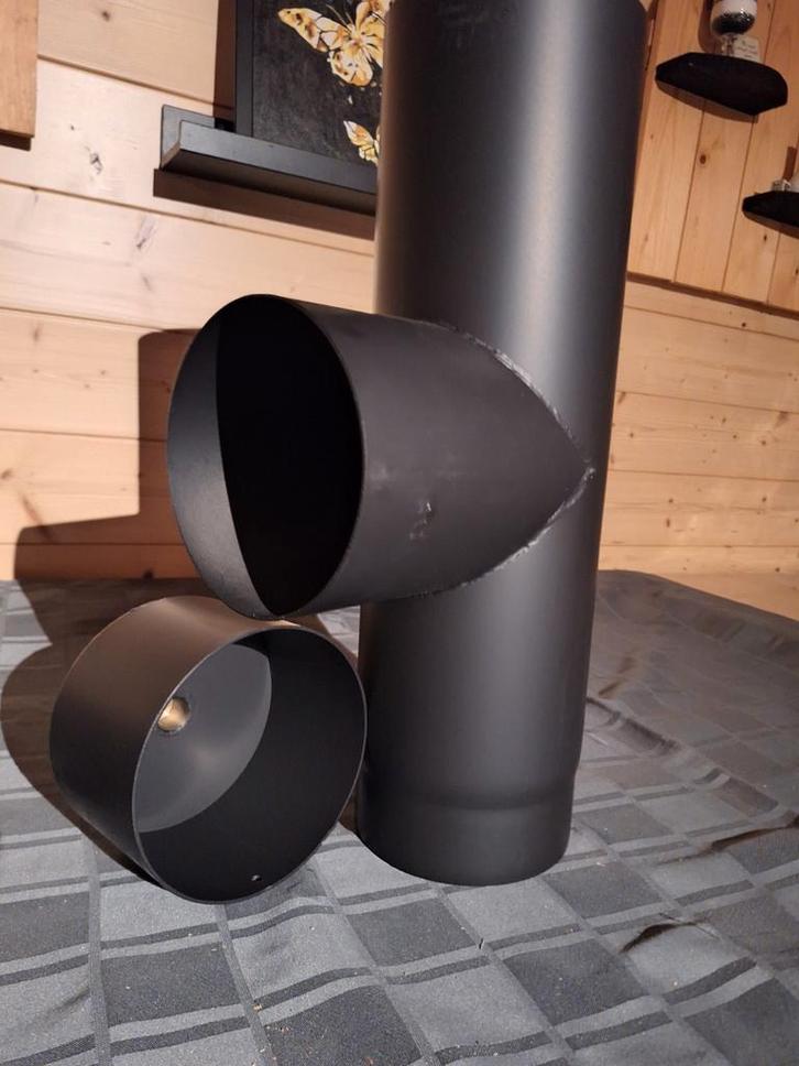 T stuk, Doe-het-zelf en Verbouw, Buizen en Afvoer, Nieuw, Afvoer, Rvs, Minder dan 2 meter, 80 mm of meer, Ophalen