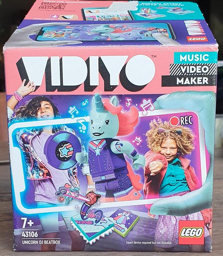 LEGO VIDIYO 43106 Unicorn DJ Beatbox, Kinderen en Baby's, Speelgoed | Duplo en Lego, Zo goed als nieuw, Lego, Complete set, Ophalen
